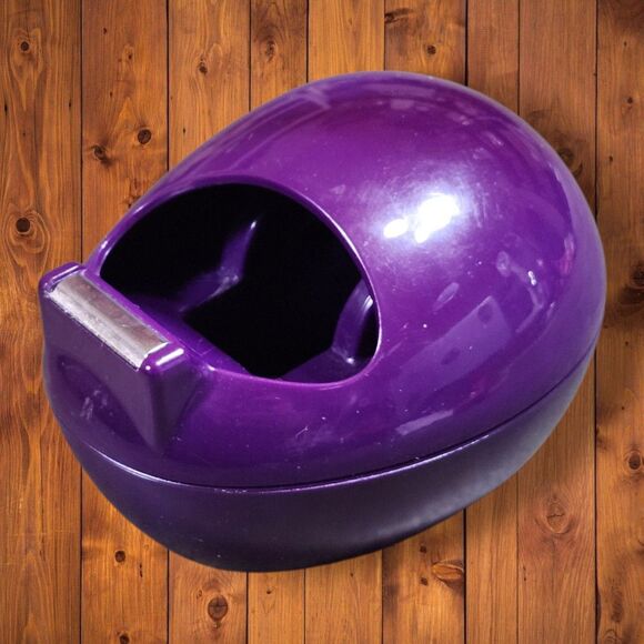 Scotch 3M Pebble Tape Dispenser RARE Karim Rashid Designer Purple Office Supply - Picture 1 of 8